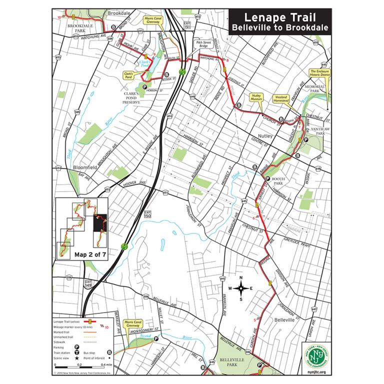 Lenape Trail Map 2 of 7