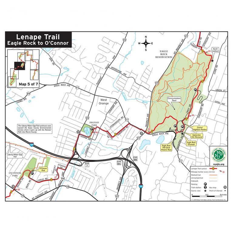 Lenape Trail Map 5 of 7
