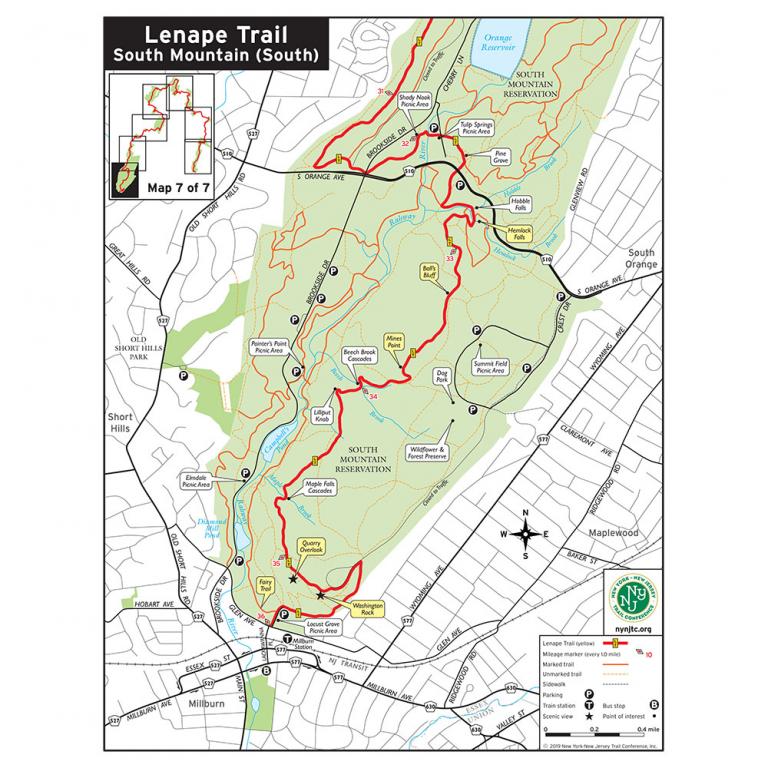 Lenape Trail Map 7 of 7