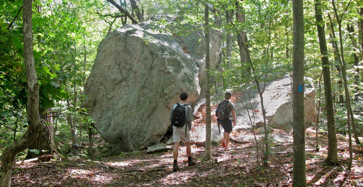 Hikers at Bear Rock - Photo credit: Daniel Chazin