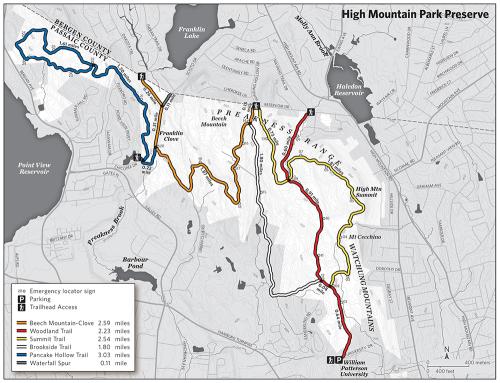 High Mountain Park Preserve Map 2017