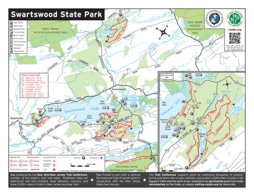 Swartswood State Park Map