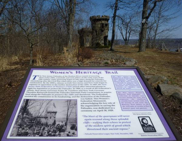 Women's Federation Monument on the Palisades. 